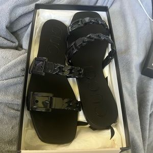 AUTHENTIC Gucci Rubber Sandal Slides